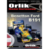 vyr 7151Papierovy model Formula F1 Benetton Ford B191 12