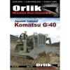 vyr 7154Papierovy model Japonsky buldozer Komatsu G 40 5