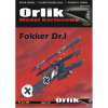 vyr 7217Papierovy model Trojplosnik Fokker Dr 2