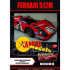 vyr 7289001 Papierovy model Ferrari 512M Sandenman LM 1971 5