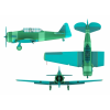 37927 7781 vyrp13 6862Papierovy model Harvard IIB 5