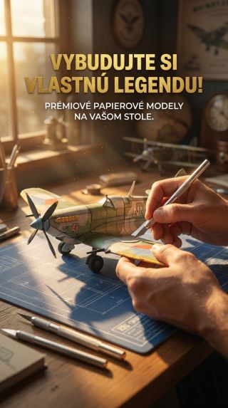 Zostavte si legendárny Spitfire Mk.IXE! ✈️ Pre milovníkov leteckej histórie a precíznych modelov.