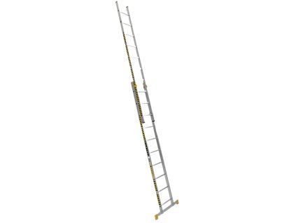 Hliníkový rebrík dvojdielny výsuvný rozšírená verzia 8710 PROFI PLUS