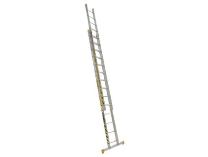 Hliníkový rebrík dvojdielny výsuvný rozšírená verzia 8720* PROFI PLUS