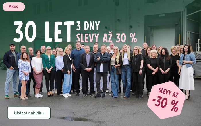 30 let - Slevy až 30 %