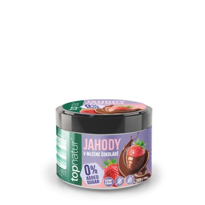 JAHODY V MLÉČNÉ