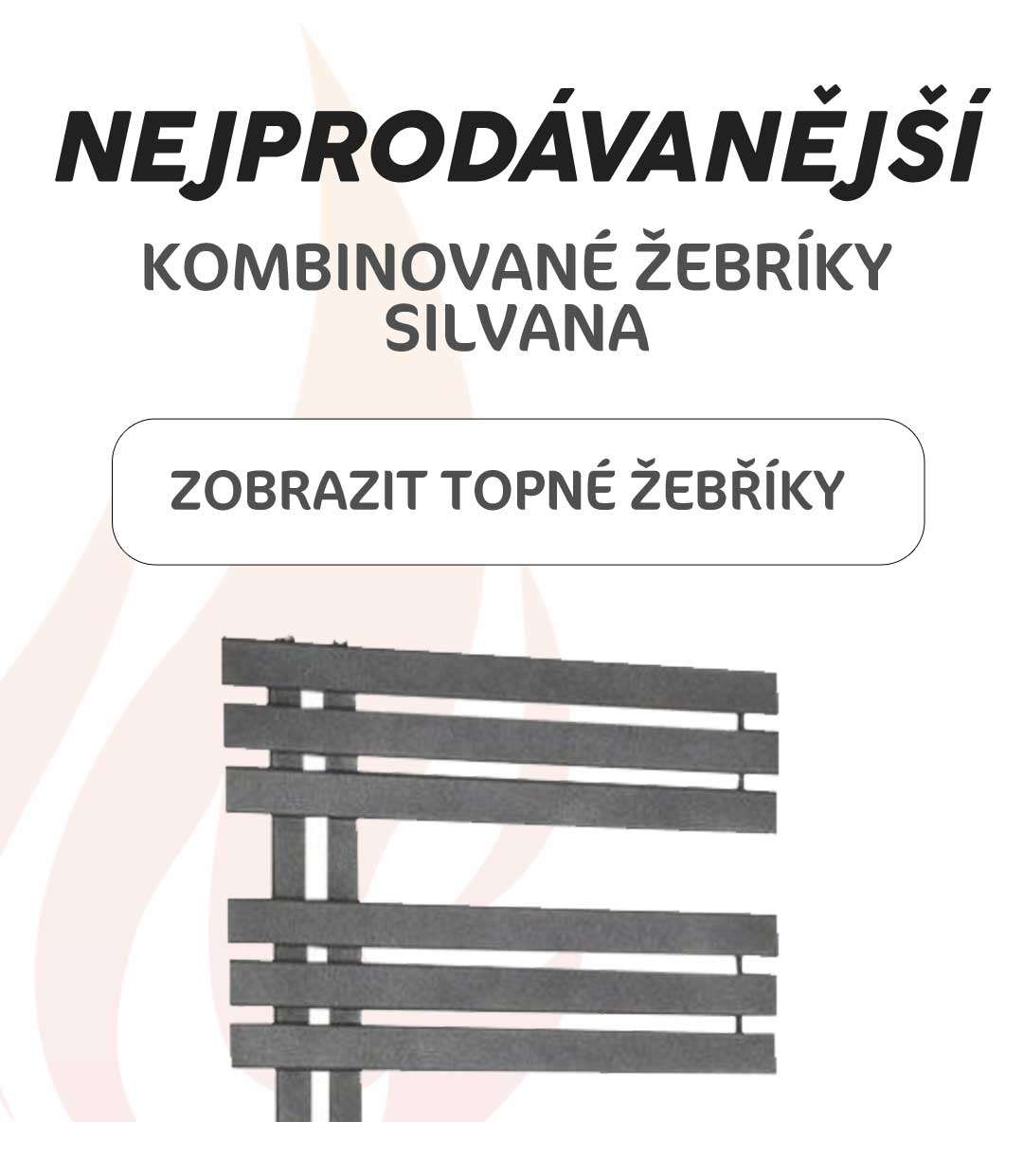 Nejprodávanější topné žebříky Sapho Silvana