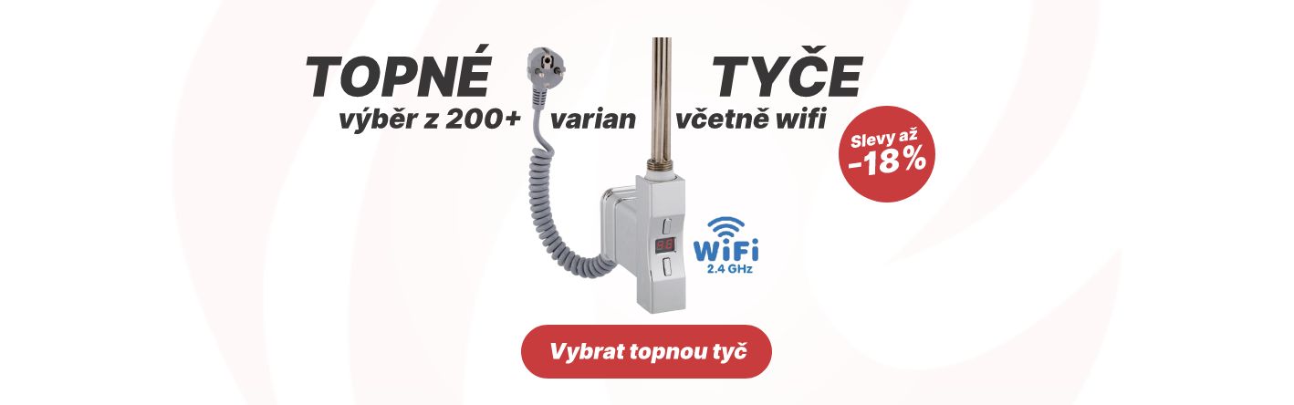 Topné tyče - 200 variant včetně wifi modulu