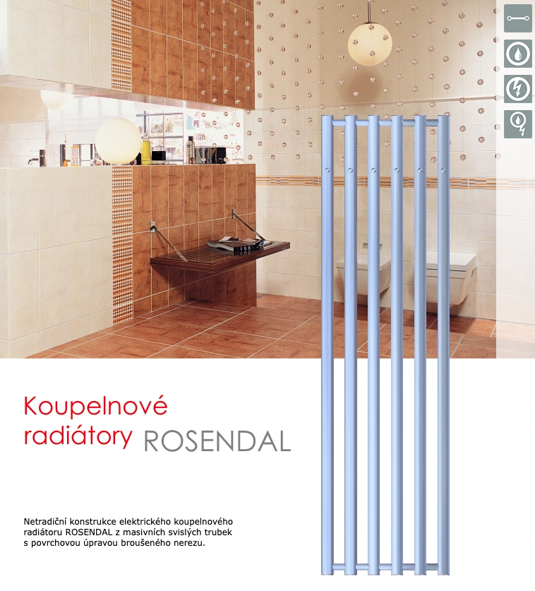 Koupelnový radiátor Bitherm ROSENDAL