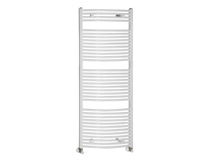 NOVASERVIS kombinovaný topný žebřík oblý bílý 600 x 1800 mm 600/1800/R,1 600/1800.1
