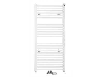 Aqualine DIRECT otopné těleso se středovým připojením, 600 x 1322 mm, 693 W, bílá ELM36