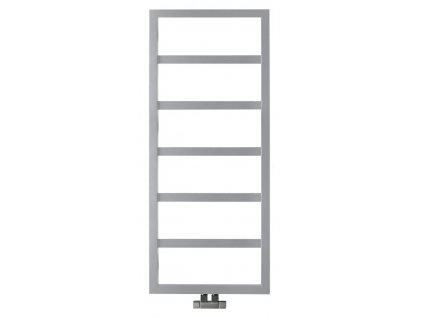 SAPHO DENALI otopné těleso 550 x 1336mm, 411 W, stříbrná strukturální (B-613SS) DN613SS