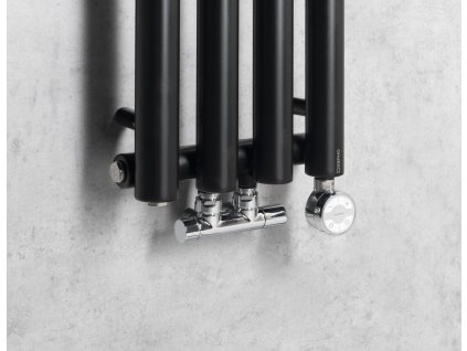 111972 pilon otopne teleso 270x1800 mm se ctyrmi hacky pro rucnik cerna mat
