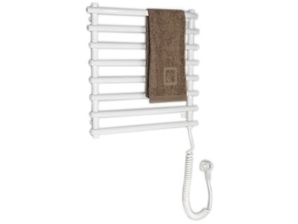 Aqualine Elektrický sušák ručníků, 570 x 465 mm, 72 W, bílý SU110A
