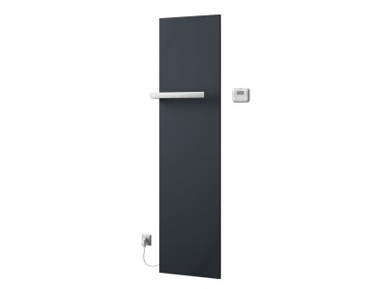 SAPHO ELION elektrické otopné těleso včetně termostatu 456 x 1765 mm, 600 W, metalická antracit IR500