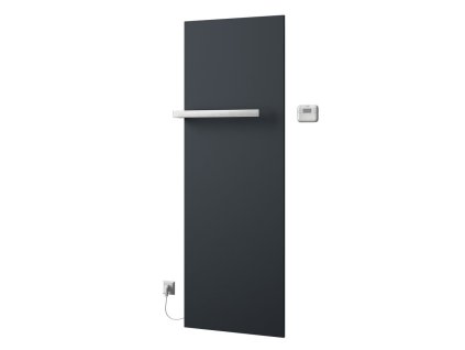 SAPHO ELION elektrické otopné těleso včetně termostatu 606 x 1765 mm, 900 W, metalická antracit IR510