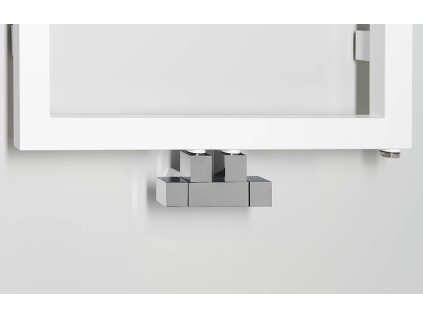 Sapho CUBE TWIN připojovací sada ventilů pro středové připojení, rozteč 50 mm, chrom CP581