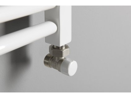Aqualine ECO připojovací sada rohová, nikl/bílá CP9810