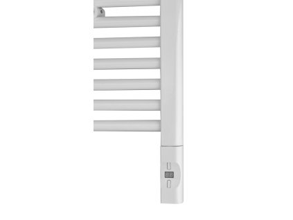 Sapho Elektrická topná tyč s termostatem a dálkovým ovládáním, 900 W, D-tvar, bílá HVD-900