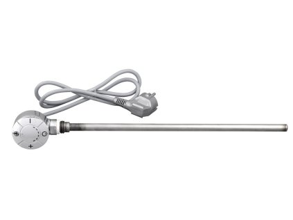 102060 elektricka topna tyc s termostatem rovny kabel 400 w chrom