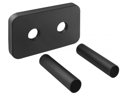 Sapho krycí rozeta pro středové připojení 50 mm, černá