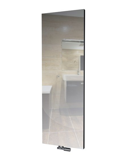 ISAN Variant Mirror radiátor do koupelny 1806x456 mm, 688 W, středové připojení, DVMR18060456, celkový pohled