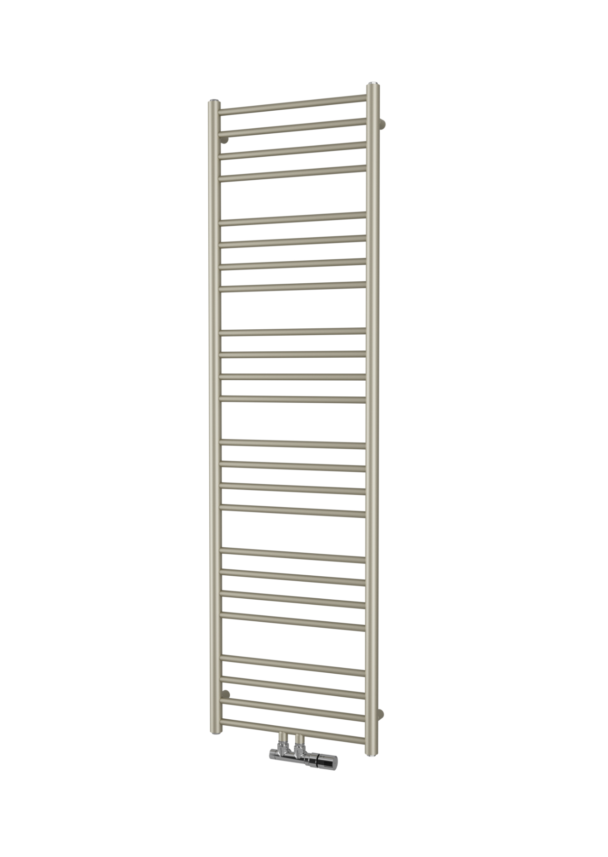 Isan Orion topný žebřík 1740x500 mm, středové připojení, 617 W, DRON01740500SM, celkový pohled