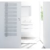 Zehnder Yucca Asym elektrický koupelnový radiátor, chrom