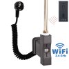 hydronix topna tyc homeplus wifi antracit matny grafit ctvercovy k profil s kabelem