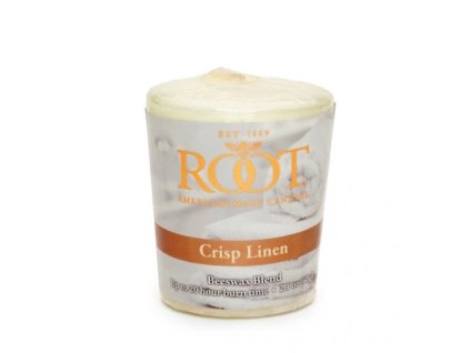 28544 root candles votivo crisp linen