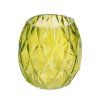 sandra rich belize teelichthalter teelichtglas 9cm hellgruen