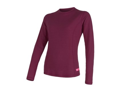 SENSOR Triko Merino DF dámské dl.rukáv - Lila