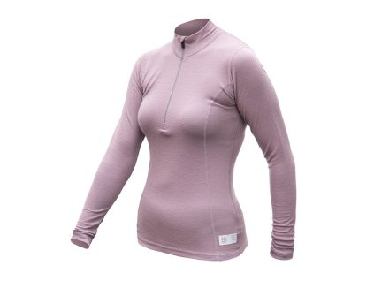 SENSOR Triko Merino DF dámské dl.rukáv zip - Mystic Violet