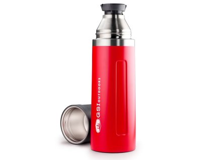 GSI Glacier Stainless Vacuum Bottle Red termoska 1L