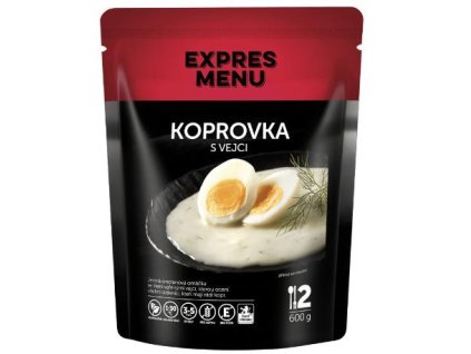 expres menu koprovka s vejci 600g 2 porce