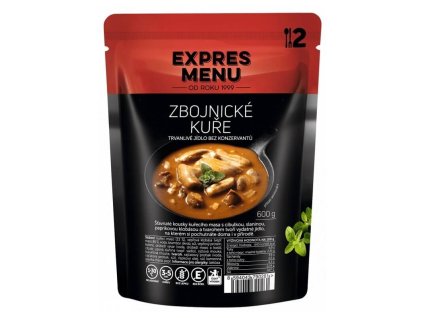 zbojnicke kure 2 porce expres menu 600 g