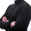 SENSOR Triko Merino DF pánské dl.rukáv zip - Černá