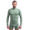 SENSOR Triko Merino DF pánské dl.rukáv zip - Basil Green