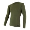 SENSOR Triko Merino DF pánské dl.rukáv - Safari Green