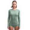 SENSOR Triko Merino DF dámské dl.rukáv - Basil Green