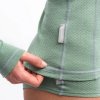 SENSOR Triko Merino DF dámské dl.rukáv - Basil Green