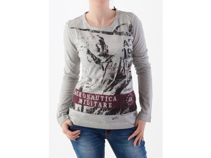 Dámske sivé tričko Aeronautica Militare