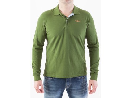 Pánske zelené polotričko Aeronautica Militare s logom