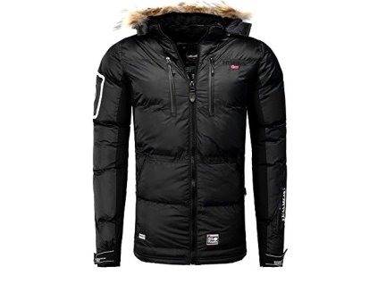 Pánska čierna zimná bunda Geographical Norway