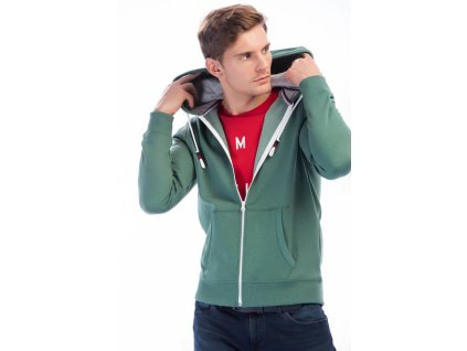 Zelená mikina s kapucňou Tommy Hilfiger