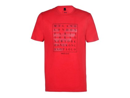 Červené tričko Armani Jeans