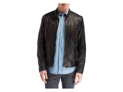 Herren Lederjacke AVIGNON SCHWARZ MILESTONE wmq 94045 0