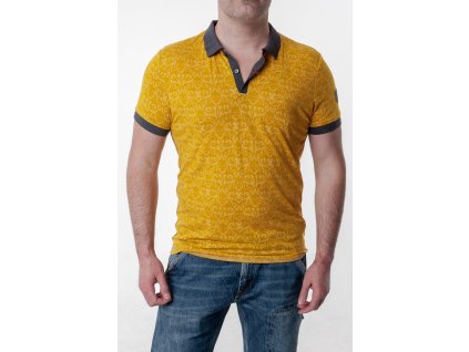 Žlté vzorované polo Northland