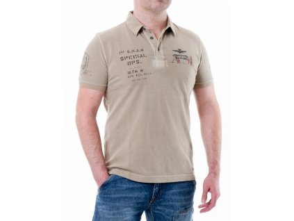 Pánske bledohnedé polotričko Aeronautica Militare