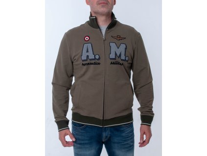 Pánska zelená mikina Aeronautica Militare